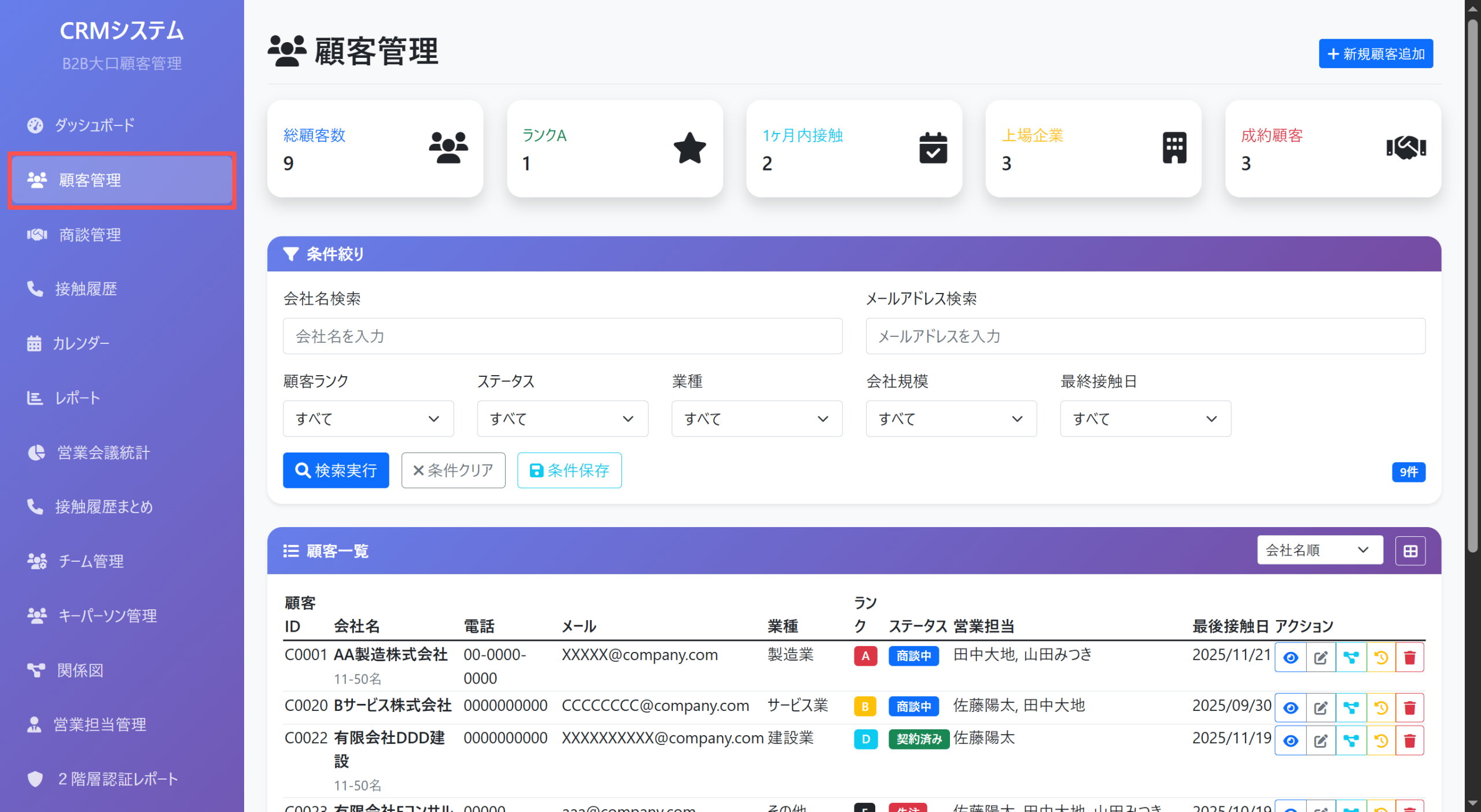 ProSales顧客管理