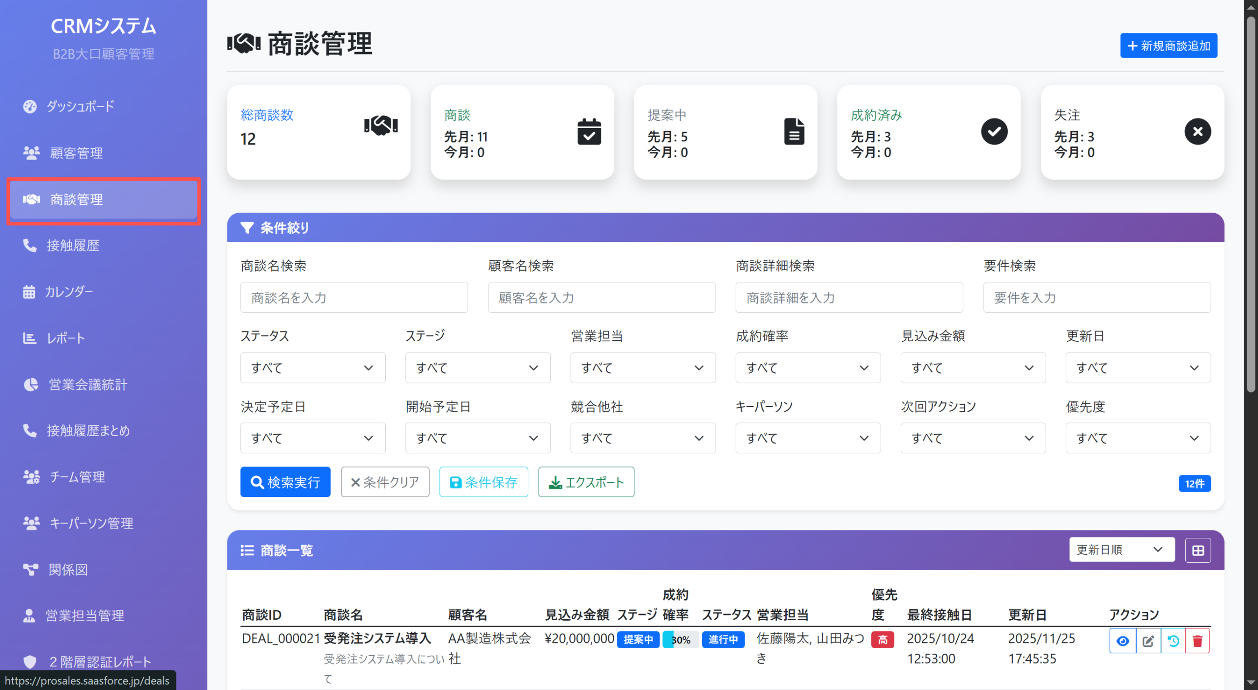 ProSales商談管理